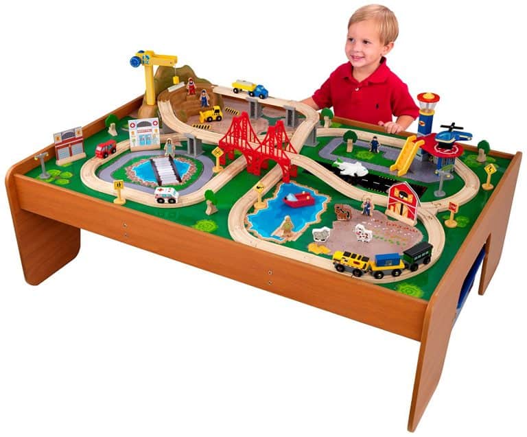 18 Kidkraft Wooden Train Sets and Tables