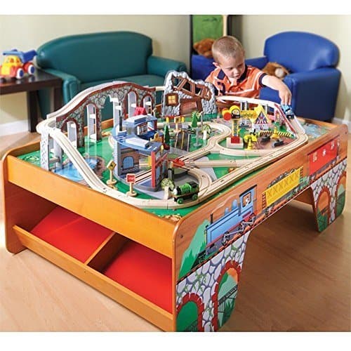Wooden Train Table