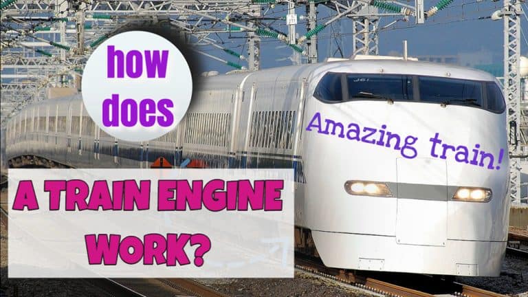 How does a train engine work?